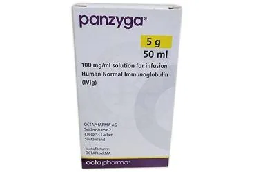 PANZYGA 5 G/50 ML INFUZYONLUK COZELTI (1 ADET) kutu fotoğrafı, çözelti formunda normal insan immünglobulin içerir. Üretici: İNTERRUL İLAÇ SANAYİ VE TİCARET ANONİM ŞİRKETİ.