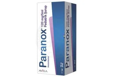 PARANOX 120 MG/5 ML PEDIYATRIK SURUP 150 ML ambalajı, şurup formunda parasetamol içerir. Üretici: OPELLA HEALTHCARE TÜKETİCİ SAĞLIĞI ANONİM ŞİRKETİ.