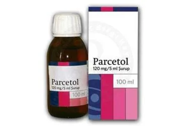 PARCETOL 120 MG/5 ML SURUP 100 ML ambalajı. Parasetamol içeren şurup. Üretici: İLSAN İLAÇ VE HAMMADDELERİ SANAYİ TİCARET ANONİM ŞİRKETİ.