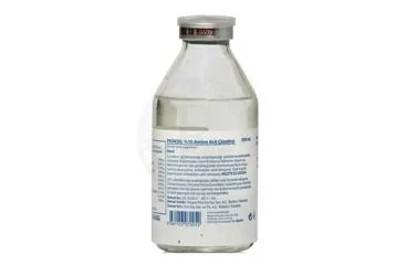 PEDASEL %10 AMINOASIT COZELTISI (250 ML) ürün ambalajı. Aminoasit içeren çözelti. Üretici: HAVER FARMA İLAÇ ANONİM ŞİRKETİ.