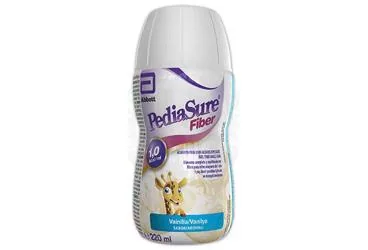 Enteral beslenme içeren PEDIASURE FIBER VANILYA AROMALI (220 ML) ürün ambalajı. Üretici: ABBOTT LABORATUARLARI İTHALAT İHRACAT VE TİCARET LİMİTED ŞİRKETİ.