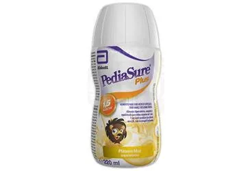 PEDIASURE PLUS MUZ AROMALI 220 ML kutu fotoğrafı. Etkin maddesi protein+karbonhidrat+yag+vit+mineral. Üretici: ABBOTT LABORATUARLARI İTHALAT İHRACAT VE TİCARET LİMİTED ŞİRKETİ.