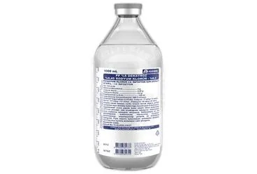 Dekstroz monohidrat+sodyum klorur içeren PF %5 DEKSTROZ %0,45 SODYUM KLORUR %0,3 POTASYUM KLORUR SOL. 1000 ML SETLI CAM kutu fotoğrafı. Üretici: POLİFARMA İLAÇ SAN. VE TİC. A.Ş.