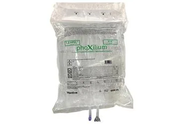 PHOXILIUM 1.2 MMOL/L FOSFATLI HEMODIYALIZ/HEMOFILTRASYON COZELTISI (1 X 5000 ML TORBA) kutu fotoğrafı. Hemofiltrasyon solusyonu içeren çözelti. Üretici: BAXTER TURKEY RENAL HİZMETLER ANONİM ŞİRKETİ.