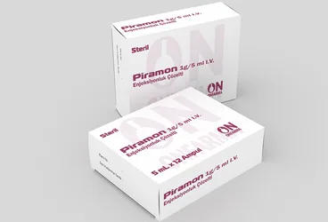 PIRAMON 1 G/5 ML IV ENJEKSIYONLUK COZELTI (12 AMPUL) ambalajı, çözelti formunda pirasetam içerir. Üretici: ONFARMA İLAÇ SANAYİ LİMİTED ŞİRKETİ.