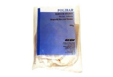 POLIBAR SÜSP.İÇİN TOZ 397 GR kutu fotoğrafı, toz formunda baryum sülfat içerir. Üretici: OPAKİM TIBBİ ÜRÜNLER SANAYİ VE TİCARET A.Ş.