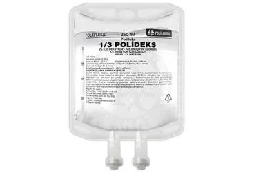 Dekstroz monohidrat + sodyum klorur içeren POLIFLEKS 1/3 POLIDEKS IV INF. ICIN COZ. 250 ML SETLI PVC kutu fotoğrafı. Üretici: POLİFARMA İLAÇ SAN. VE TİC. A.Ş.