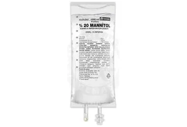 POLIFLEKS %20 MANNITOL SUDAKI SOLUSYONU 1000 ML PVC SETLI (serum) ambalajı, solüsyon. Üretici: POLİFARMA İLAÇ SAN. VE TİC. A.Ş.