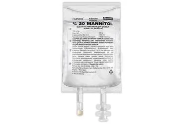 POLIFLEKS %20 MANNITOL SUDAKI SOLUSYONU 150 ML PVC SETLI kutu fotoğrafı. Serum içeren solüsyon. Üretici: POLİFARMA İLAÇ SAN. VE TİC. A.Ş.