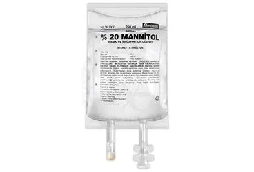 POLIFLEKS %20 MANNITOL SUDAKI SOLUSYONU 250 ML PVC TORBA (SETLI) kutu fotoğrafı. Mannitol içeren solüsyon. Üretici: POLİFARMA İLAÇ SAN. VE TİC. A.Ş.