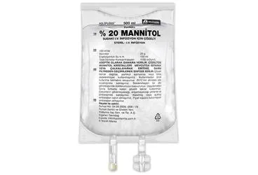 Serum içeren solüsyon: POLIFLEKS %20 MANNITOL SUDAKI SOLUSYONU 500 ML PVC SETLI kutu fotoğrafı. Üretici: POLİFARMA İLAÇ SAN. VE TİC. A.Ş.