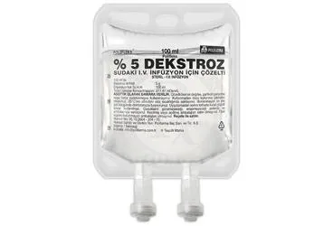 POLIFLEKS %5 DEKSTROZ 100 ML SOL. SETLI ürün ambalajı. Etkin maddesi serum. Üretici: POLİFARMA İLAÇ SAN. VE TİC. A.Ş.