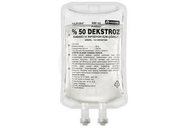 POLIFLEKS %50 DEKSTROZ SUDAKI SOLUSYONU 500 ML(PVC TORBA)SETLI ambalajı, solüsyon formunda parenteral solusyon içerir. Üretici: POLİFARMA İLAÇ SAN. VE TİC. A.Ş.