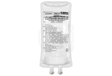 Serum içeren solüsyon: POLIFLEKS DEKSTRAN 40 IZOTONIK SODYUM KLORUR SOLUSYON 1000 ML SETLI(PVC) kutu fotoğrafı. Üretici: POLİFARMA İLAÇ SAN. VE TİC. A.Ş.