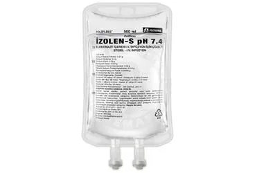 POLIFLEKS IZOLEN-S PH 7.4 ELEKTROLIT IV INFUZYON ICIN COZELTI 500 ML SETLI ambalajı. Serum içeren çözelti. Üretici: POLİFARMA İLAÇ SAN. VE TİC. A.Ş.
