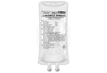 Serum içeren POLIFLEKS LAKTATLI RINGER SOL. 1000 CC SETLI kutu fotoğrafı. Üretici: POLİFARMA İLAÇ SAN. VE TİC. A.Ş.