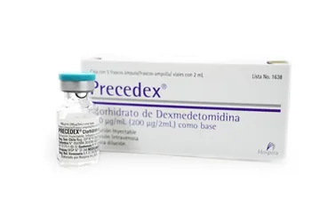 PRECEDEX 200 MCG 2 ML 5 FLAKON (deksmedetomidin) kutu fotoğrafı, flakon. Üretici: MEDİTERA İTHALAT VE İHRACAT ANONİM ŞİRKETİ.