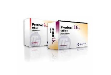 Prednizolon içeren tablet: PREDNOL 4 MG 20 TABLET ürün ambalajı. Üretici: GENSENTA İLAÇ SANAYİ VE TİCARET ANONİM ŞİRKETİ.