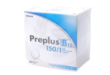 PREPLUS B12 150/1 MG 60 EFERVESAN TABLET ambalajı, efervesan tablet formunda pregabalin + vitamin b12 içerir. Üretici: CELTİS İLAÇ SANAYİ VE TİCARET ANONİM ŞİRKETİ.