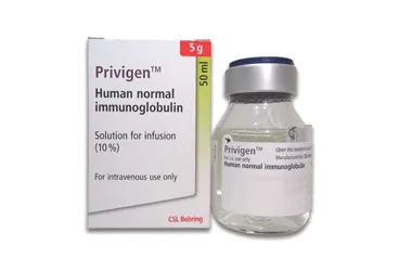 PRIVIGEN 5 G/50 ML IV INFUZYONLUK COZELTI ambalajı, çözelti formunda normal insan immünglobulin içerir. Üretici: CSL BEHRİNG BİYOTERAPİ İLAÇ DIŞ TİCARET ANONİM ŞİRKETİ.