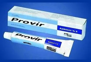 PROVIR %5 KREM (10 G) ürün ambalajı. Asiklovir -topikal içeren krem. Üretici: İLSAN İLAÇ VE HAMMADDELERİ SANAYİ TİCARET ANONİM ŞİRKETİ.