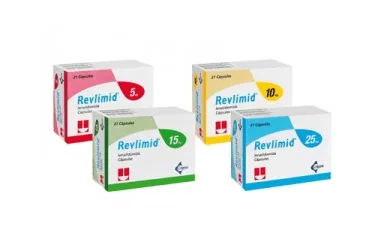 REVLIMID 15 MG 21 SERT KAPSUL (lenalidomid) ürün ambalajı, kapsül. Üretici: ER-KİM İLAÇ SANAYİ VE TİCARET A.Ş.