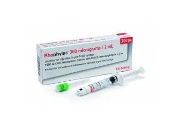RHOPHYLAC 300 μg/2 ML IM/IV ENJEKSIYON ICIN COZELTI ICEREN KULLANIMA HAZIR ENJEKTOR ürün ambalajı, çözelti formunda anti rh immunglobulin içerir. Üretici: CSL BEHRİNG BİYOTERAPİ İLAÇ DIŞ TİCARET ANONİM ŞİRKETİ.