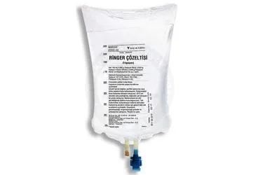 RINGER PVC 2000 ML(SETLI) kutusu. Etkin maddesi serum. Üretici: KOÇAK FARMA İLAÇ VE KİMYA SANAYİ A.Ş.