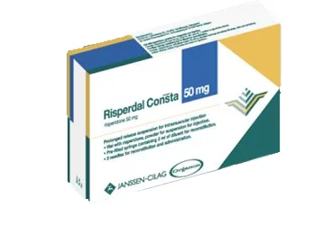RISPERDAL CONSTA 50 MG IM ENJEKSIYONLUK UZATILMIS SALIMLI SUSPANSIYON (risperidon) kutusu, süspansiyon. Üretici: JOHNSON AND JOHNSON SIHHİ MALZEME SANAYİ VE TİCARET LİMİTED ŞİRKETİ.