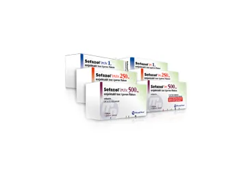 SEFAZOL 1000 MG IM/IV ENJEKSİYONLUK TOZ VE ÇÖZÜCÜ, 10 ADET (cefazolin) ürün ambalajı, enjeksiyonluk ürün. Üretici: EİP ECZACIBAŞI İLAÇ PAZARLAMA A.Ş.