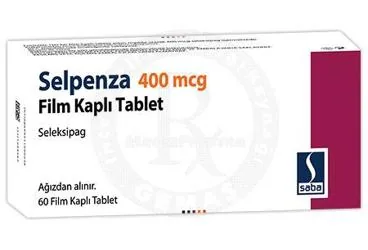 SELPENZA 400 MCG FILM KAPLI TABLET (60 ADET) (seleksipag) kutu fotoğrafı, film kaplı tablet. Üretici: SABA İLAÇ SANAYİİ VE TİCARET ANONİM ŞİRKETİ.