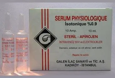 SERUM PHYSIO.%0.9 10 ML 10 AMPUL ürün ambalajı, ampul formunda serum fizyolojik ampul içerir. Üretici: GALEN İLAÇ SAN.VE TİC.A.Ş.
