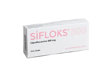SIFLOKS 500 MG 10 FILM KAPLI TABLET ambalajı, film kaplı tablet formunda siprofloksasin içerir. Üretici: AVİXA İLAÇ SANAYİ VE TİC. LTD. ŞTİ.
