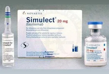 SIMULECT 20 MG 1 FLAKON ürün ambalajı, flakon formunda basiliksimap içerir. Üretici: NOVARTİS SAĞLIK GIDA VE TARIM ÜRÜNLERİ SANAYİ VE TİCARET ANONİM ŞİRKETİ.