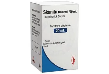 SKANITU 10 MMOL/20 ML ENJEKSIYONLUK COZELTI (1 FLAKON) (meglumin gadoterat) kutusu, çözelti. Üretici: KOÇSEL İLAÇ SANAYİ VE TİCARET ANONİM ŞİRKETİ.