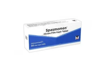 Spasmomen 40 mg Film Kaplı Tablet, 60 ADET (otilonium bromide) ambalajı, film kaplı tablet. Üretici: MENARİNİ İLAÇ SANAYİ VE TİC. A.Ş.