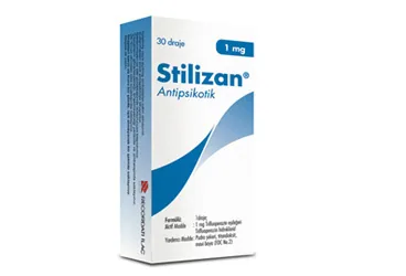STILIZAN 1 MG 5 AMPUL kutusu. Trifluperazin hcl içeren ampul. Üretici: RECORDATİ İLAÇ SANAYİ VE TİCARET ANONİM ŞİRKETİ.