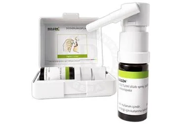 SULGEN 30000 TU/ML DILALTI SPREY, COZELTI (OLEA) kutusu, çözelti formunda allerjen ekstratı içerir. Üretici: ROXALL MEDİCİNE İLAÇ İTHALAT İHRACAT SANAYİ VE TİCARET LİMİTED ŞİRKETİ.