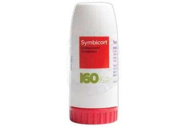 SYMBICORT TURBUHALER 160/4,5 MCG DOZ INHALASYON ICIN 120 DOZ kutusu. Formoterol + budesonid içeren inhalasyon aerosolü. Üretici: ASTRAZENECA İLAÇ SAN.VE TİC.LTD.ŞTİ.