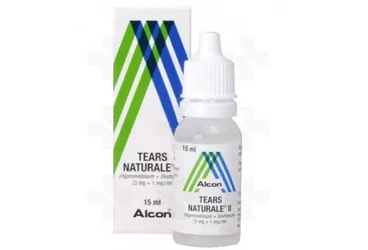 TEARS NATURALE 15 ML OFT. SOL ambalajı. Etkin maddesi suni gözyaşı. Üretici: ALCON LABORATUVARLARI TİC. A.Ş.