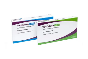 TECFIDERA 240 MG ENTERIK SERT KAPSÜL,168 ADET kutusu, kapsül formunda dimetil fumarat içerir. Üretici: BİOGEN TURKEY İLAÇ TİC. LTD. ŞTİ.