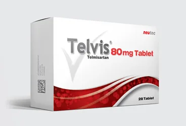 TELVIS 80 MG 28 TABLET ambalajı, tablet formunda telmisartan içerir. Üretici: NEUTEC İLAÇ SANAYİ TİCARET ANONİM ŞİRKETİ.