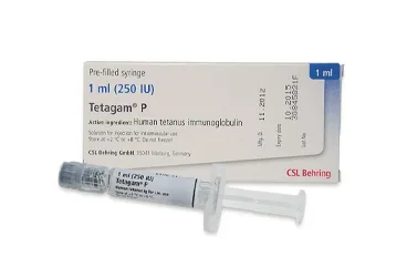 TETAGAM P 250 IU/1 ML IM KULLANIMA HAZIR ENJEKTORDE ENJEKSIYONLUK COZELTI (tetanoz ig) ambalajı, çözelti. Üretici: CSL BEHRİNG BİYOTERAPİ İLAÇ DIŞ TİCARET ANONİM ŞİRKETİ.