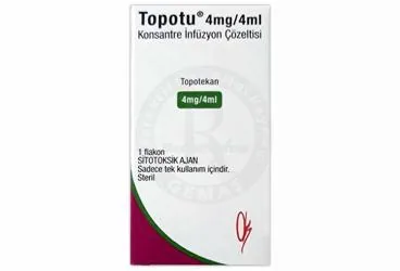 TOPOTU 4 MG/4 ML KONSANTRE INFUZYON COZELTISI (topotekan hcl) kutusu, çözelti. Üretici: ONKO İLAÇ SANAYİ VE TİCARET ANONİM ŞİRKETİ.