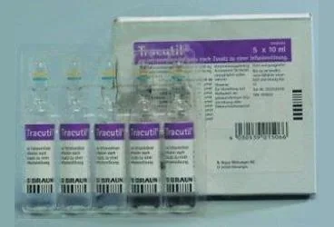 TRACUTIL 10 ML 5 AMPUL ürün ambalajı. Eser elementler içeren ampul. Üretici: B.BRAUN MEDİKAL DIŞ TİCARET A.Ş.