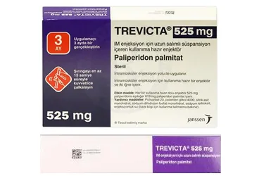 Paliperidon içeren süspansiyon: TREVICTA 525 MG IM ENJEKSIYON ICIN UZUN SALIMLI SUSPANSIYON kutu fotoğrafı. Üretici: JOHNSON AND JOHNSON SIHHİ MALZEME SANAYİ VE TİCARET LİMİTED ŞİRKETİ.