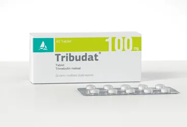 TRIBUDAT 100MG TABLET, 20 ADET (trimebutine) ambalajı, tablet. Üretici: SANTA FARMA İLAÇ SAN. A.Ş.