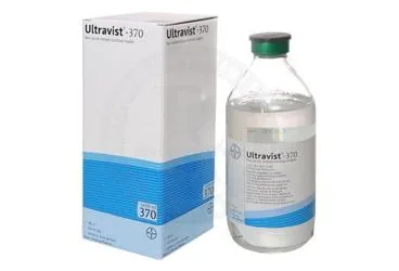 ULTRAVIST 370 500 ML SISE ambalajı. Etkin maddesi iopromide. Üretici: BAYER TÜRK KİMYA SAN. LTD. ŞTİ.