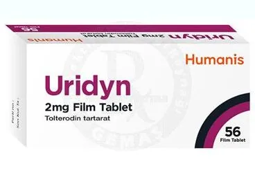 URIDYN 2 MG FILM TABLET (56 ADET) ürün ambalajı, film kaplı tablet formunda tolterodin-l-tartarat içerir. Üretici: HUMANİS SAĞLIK ANONİM ŞİRKETİ.