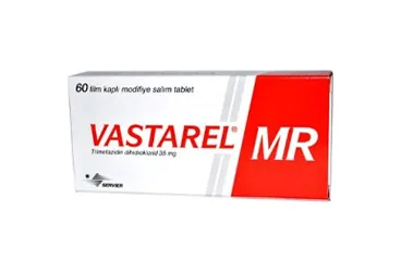 VASTAREL MR 35 MG 60 FİLM KAPLI TABLET MODİFİYE SALIM TABLET (trimetazidin) kutu fotoğrafı, film kaplı tablet. Üretici: SERVIER ILAÇ VE ARAŞTIRMA A.S.